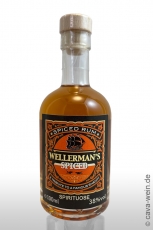 Wellermans Spiced Rum, 0,1 l - Miniature